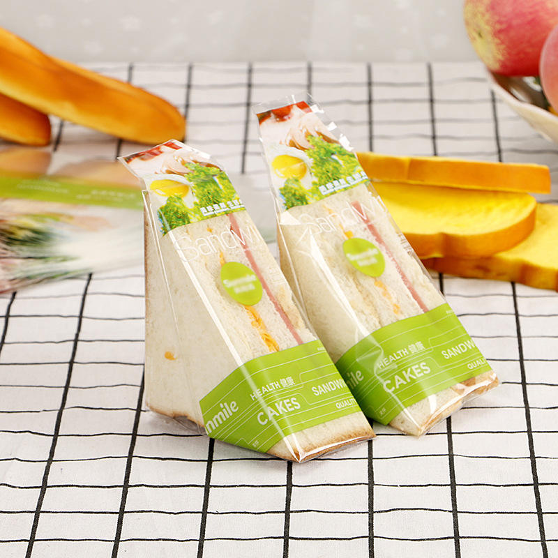 Transparent Opp/Cpp Plastic Sandwich Triangle Packaging Bag - auspiciousxsl