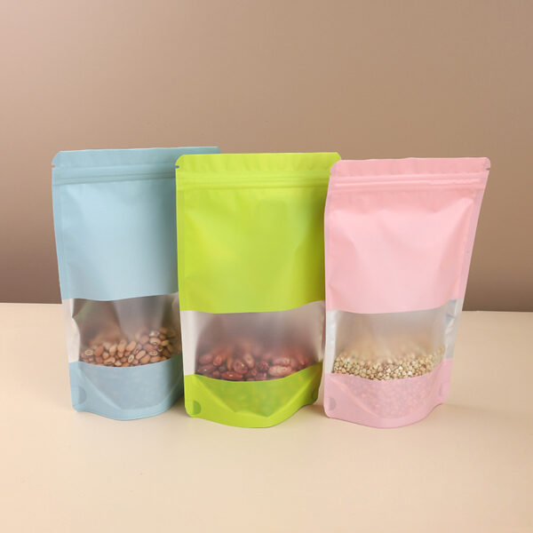 Custom Stand up Mylar Pouch Plastic Dried Fruit Snack Food Packaging Bag with Zipper - Image 3