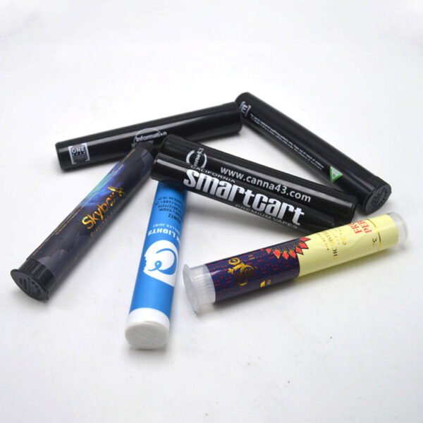Free Design Child Proof Pop Top Pre Rolled Joint Doob Packaging Tube - Image 5